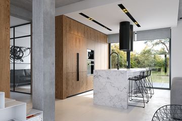  Projekt domu Idealny 1A (WAW1191) - projekt domu parterowego z poddaszem - Zdjęcie 11