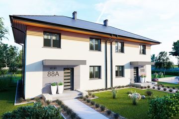  Projekt domu Dwulokalowy 5 (BBH1082) - projekt domu z pełnym piętrem - Zdjęcie 1