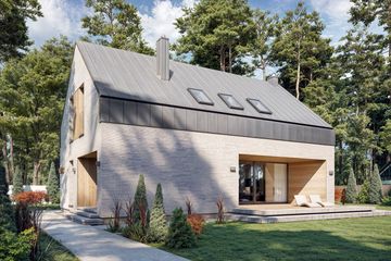  Projekt domu Leto (BSE1278) - projekt domu parterowego z poddaszem - Zdjęcie 2