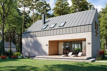  Projekt domu Leto (BSE1278) - projekt domu parterowego z poddaszem - Zdjęcie 4