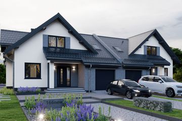  Projekt domu APS 166 NEW ECO (LUA1675) - projekt domu parterowego z poddaszem - Zdjęcie 3