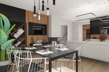  Projekt domu APS 233 ECO (LUA1680) - projekt domu parterowego z poddaszem - Zdjęcie 5