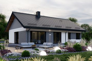  Projekt domu APS 347+G ECO (LUA1699) - projekt domu parterowego - Zdjęcie 4