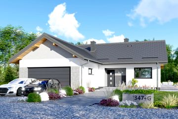  Projekt domu APS 347+G ECO (LUA1699) - projekt domu parterowego - Zdjęcie 5