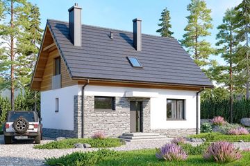  Projekt domu Carino 2 (WOF1262) - projekt domu parterowego z poddaszem - Zdjęcie 4