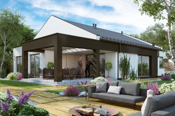  Projekt domu Ka226 (PKT1339) - projekt domu parterowego - Zdjęcie 2