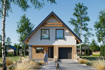  Projekt domu Dominik Nano (1952) (KRD3084) - projekt domu parterowego - Zdjęcie 2