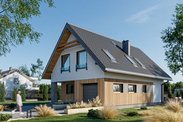  Projekt domu Dominik Nano (1952) (KRD3084) - projekt domu parterowego - Zdjęcie 3