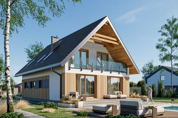  Projekt domu Dominik Nano (1952) (KRD3084) - projekt domu parterowego - Zdjęcie 4