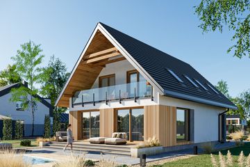  Projekt domu Dominik Nano (1952) (KRD3084) - projekt domu parterowego - Zdjęcie 6