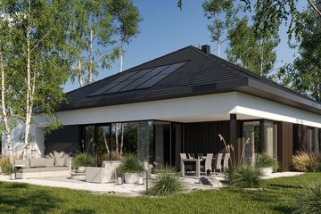  Projekt domu HomeKoncept 133 wariant 01 (KRX1290) - projekt domu parterowego - Zdjęcie 1