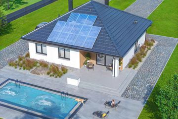  Projekt domu Tryton strop monolityczny (WOE1214) - projekt domu parterowego - Zdjęcie 4