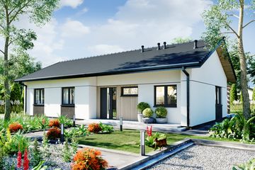  Projekt domu Ka279 (PKT1336) - projekt domu parterowego - Zdjęcie 1