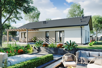  Projekt domu Ka279 (PKT1336) - projekt domu parterowego - Zdjęcie 2