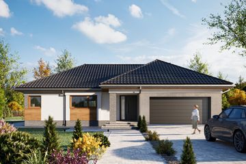  Projekt domu Ariadna Rex (1948) (KRD3081) - projekt domu parterowego - Zdjęcie 1