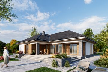  Projekt domu Ariadna Rex (1948) (KRD3081) - projekt domu parterowego - Zdjęcie 5