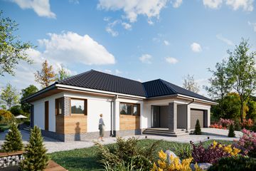  Projekt domu Ariadna Rex (1948) (KRD3081) - projekt domu parterowego - Zdjęcie 6