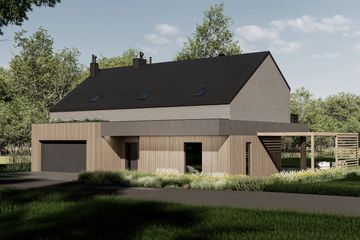  Projekt domu JB61 (GDA1047) - projekt domu parterowego z poddaszem - Zdjęcie 12