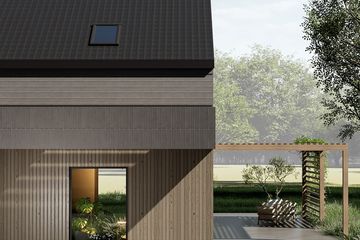  Projekt domu JB61 (GDA1047) - projekt domu parterowego z poddaszem - Zdjęcie 7