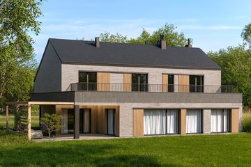  Projekt domu JB61 (GDA1047) - projekt domu parterowego z poddaszem - Zdjęcie 3