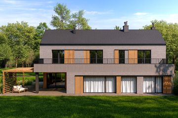  Projekt domu JB61 (GDA1047) - projekt domu parterowego z poddaszem - Zdjęcie 4