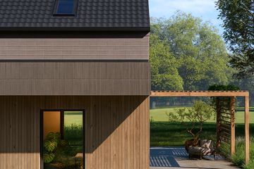  Projekt domu JB61 (GDA1047) - projekt domu parterowego z poddaszem - Zdjęcie 5