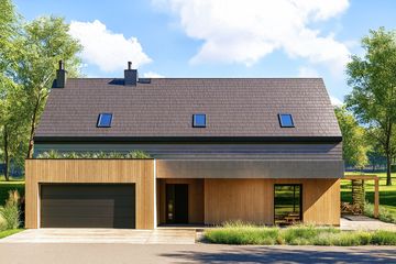  Projekt domu JB61 (GDA1047) - projekt domu parterowego z poddaszem - Zdjęcie 1