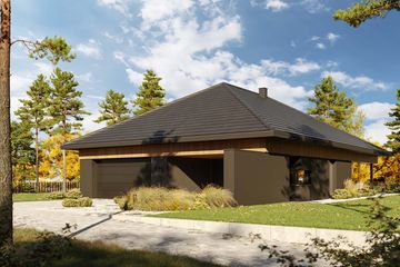  Projekt domu HomeKoncept 135 (KRX1291) - projekt domu parterowego - Zdjęcie 4