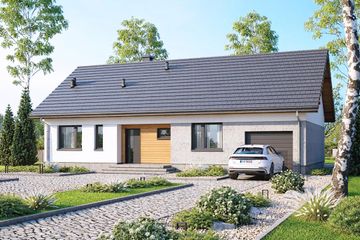  Projekt domu Mokka 20 bis (WOF1263) - projekt domu parterowego - Zdjęcie 2