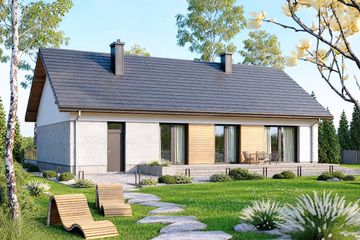  Projekt domu Mokka 20 bis (WOF1263) - projekt domu parterowego - Zdjęcie 3