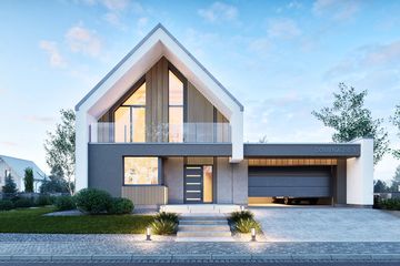  Projekt domu Domena 210 B (WRW1403) - projekt domu parterowego z poddaszem - Zdjęcie 3