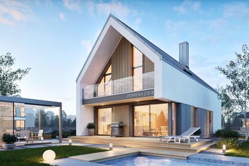  Projekt domu Domena 210 B (WRW1403) - projekt domu parterowego z poddaszem - Zdjęcie 4