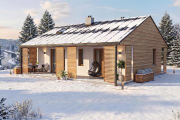  Projekt domu Lato (GDE1077) - projekt domu parterowego - Zdjęcie 4