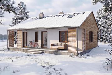  Projekt domu Lato (GDE1077) - projekt domu parterowego - Zdjęcie 3