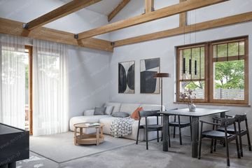  Projekt domu Lato (GDE1077) - projekt domu parterowego - Zdjęcie 5