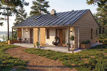  Projekt domu Lato (GDE1077) - projekt domu parterowego - Zdjęcie 5