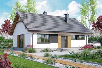  Projekt domu Mirabelka 4 bis (WOF1264) - projekt domu parterowego - Zdjęcie 4