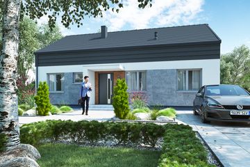  Projekt domu Ka294 Sz (PKT1352) - projekt domu parterowego - Zdjęcie 1