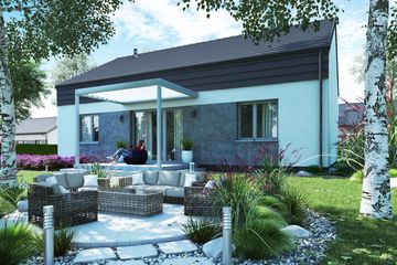  Projekt domu Ka294 Sz (PKT1352) - projekt domu parterowego - Zdjęcie 3