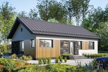  Projekt domu Janek Bobo (1953) (KRD3085) - projekt domu parterowego - Zdjęcie 1