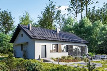  Projekt domu Janek Bobo (1953) (KRD3085) - projekt domu parterowego - Zdjęcie 4