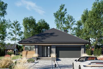  Projekt domu Adela Sto (1954) (KRD3087) - projekt domu parterowego - Zdjęcie 2