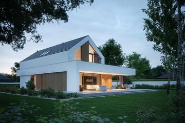  Projekt domu NewHouse 790 w3 (KRZ1136) - projekt domu parterowego z poddaszem - Zdjęcie 5