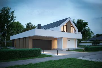  Projekt domu NewHouse 790 w3 (KRZ1136) - projekt domu parterowego z poddaszem - Zdjęcie 9