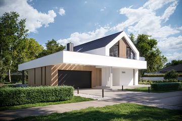  Projekt domu NewHouse 790 w3 (KRZ1136) - projekt domu parterowego z poddaszem - Zdjęcie 10