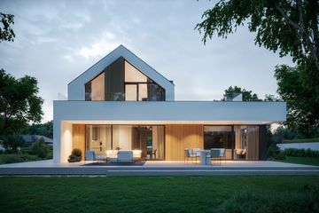  Projekt domu NewHouse 790 w3 (KRZ1136) - projekt domu parterowego z poddaszem - Zdjęcie 3