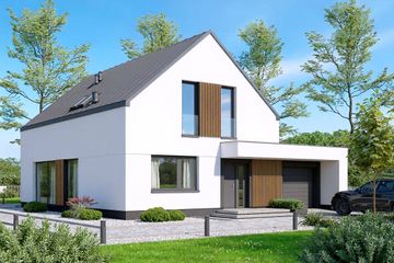  Projekt domu Vincent 3 (WOF1265) - projekt domu parterowego z poddaszem - Zdjęcie 2