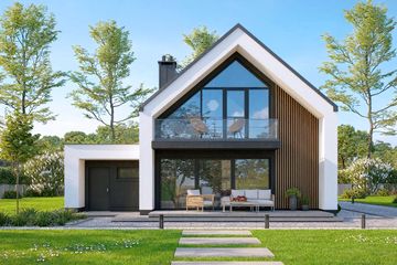  Projekt domu Vincent 3 (WOF1265) - projekt domu parterowego z poddaszem - Zdjęcie 3