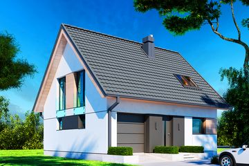  Projekt domu Lolek II N (BSB1163) - projekt domu parterowego z poddaszem - Zdjęcie 6