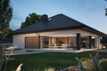  Projekt domu NewHouse 761 w5 (KRZ1138) - projekt domu parterowego - Zdjęcie 5